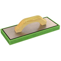 Green Foam Float, 12 x 5 x 3/4 Inch, Wood Handle BON83-103-B10 | ToolDiscounter