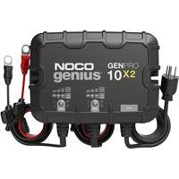 2-Bank, 20-Amp On-Board Battery Charger, Battery Maintainer, and Battery Desulfator NOCGENPRO10X2 | ToolDiscounter