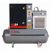 Rotary Screw Air Compressor with Dryer, Single-Phase, 5-HP CHPQRS5.0HPD-1 | ToolDiscounter