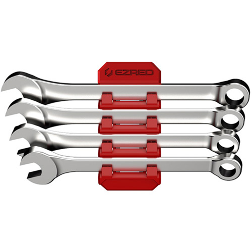 Flexible Magnetic Wrench Rack, 4 Slot EZRFWR4-R | ToolDiscounter