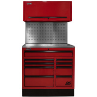 41 Inch CTS Set With Tool Board Back Splash, Red HOMRDCTS41002 | ToolDiscounter