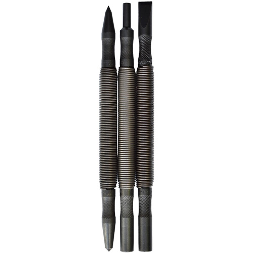 3-Piece Spring Loaded Punch & Chisel Set MAY89021 | ToolDiscounter