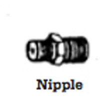 3/8 x 1/2 Inch Hex Nipple SAM2035 | ToolDiscounter
